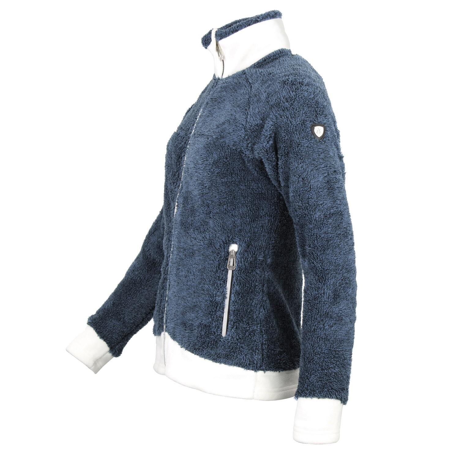 Polaire zippé femme Peak Mountain Coral Sherpa 300G 3/3