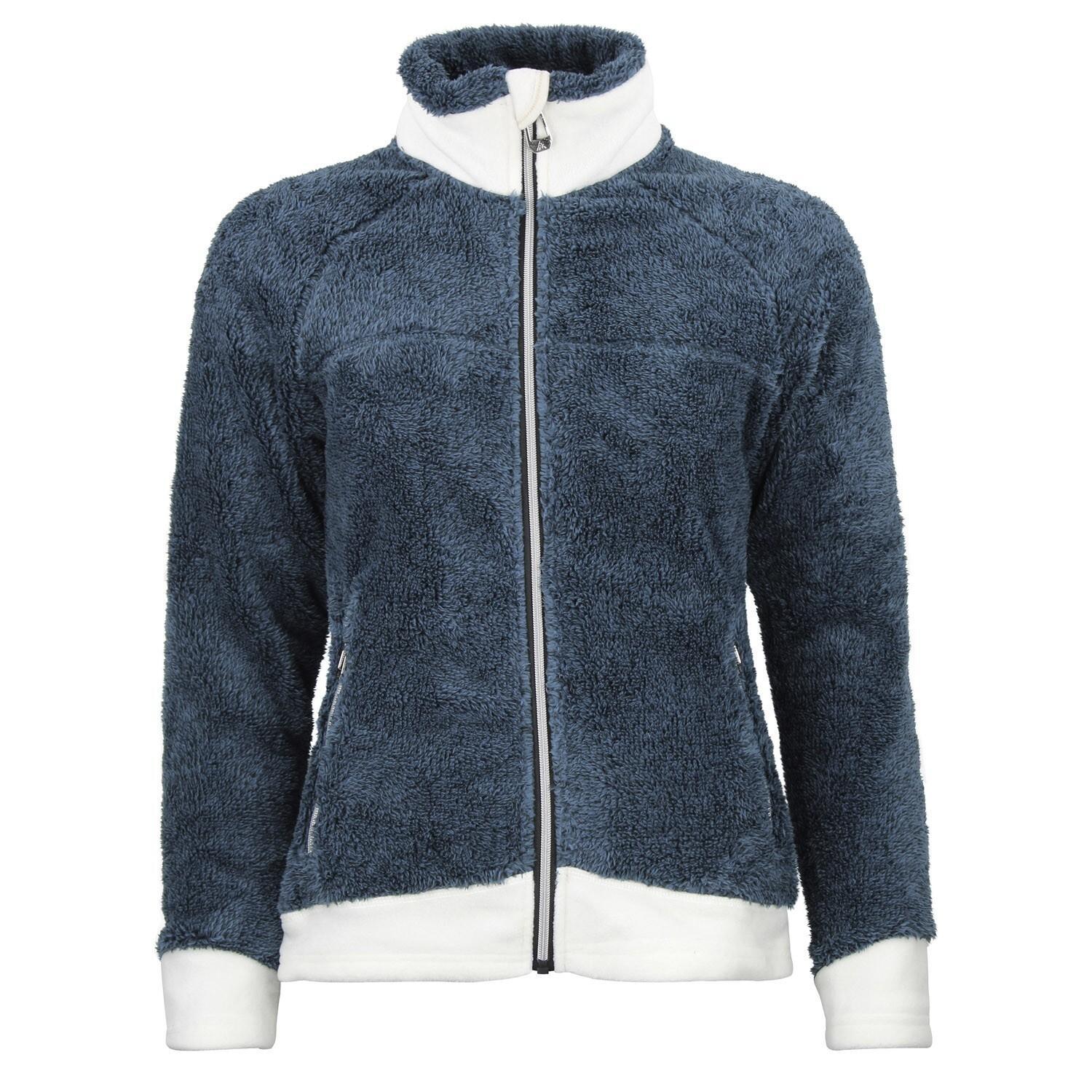 Peak Mountain - Polaire Zippé Femme Peak Mountain Coral Sherpa 300g - Polaire - Bleu - Decathlon