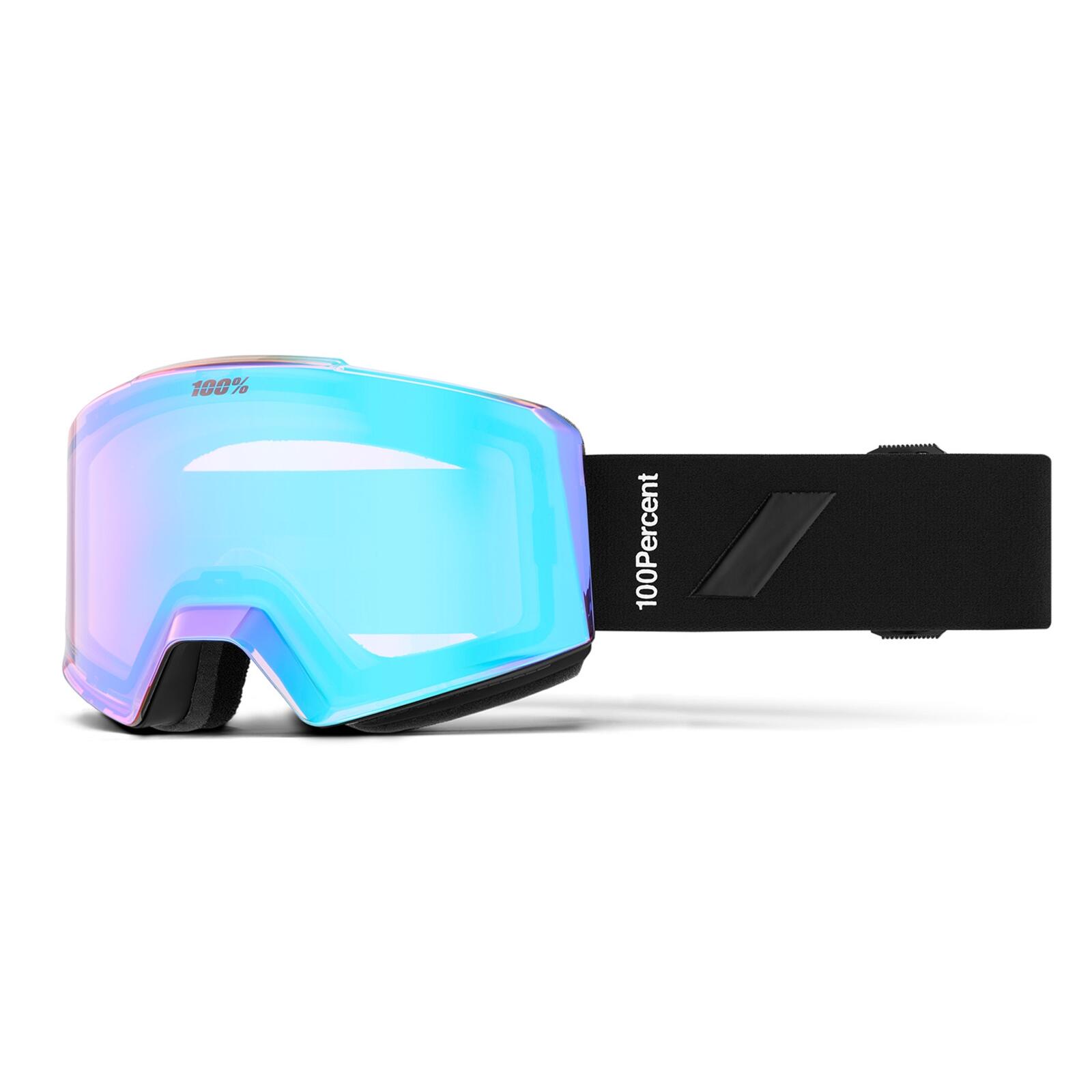 Maschera da sci Snow Goggle NORG Essential Black - Red ML Mirror 2/2