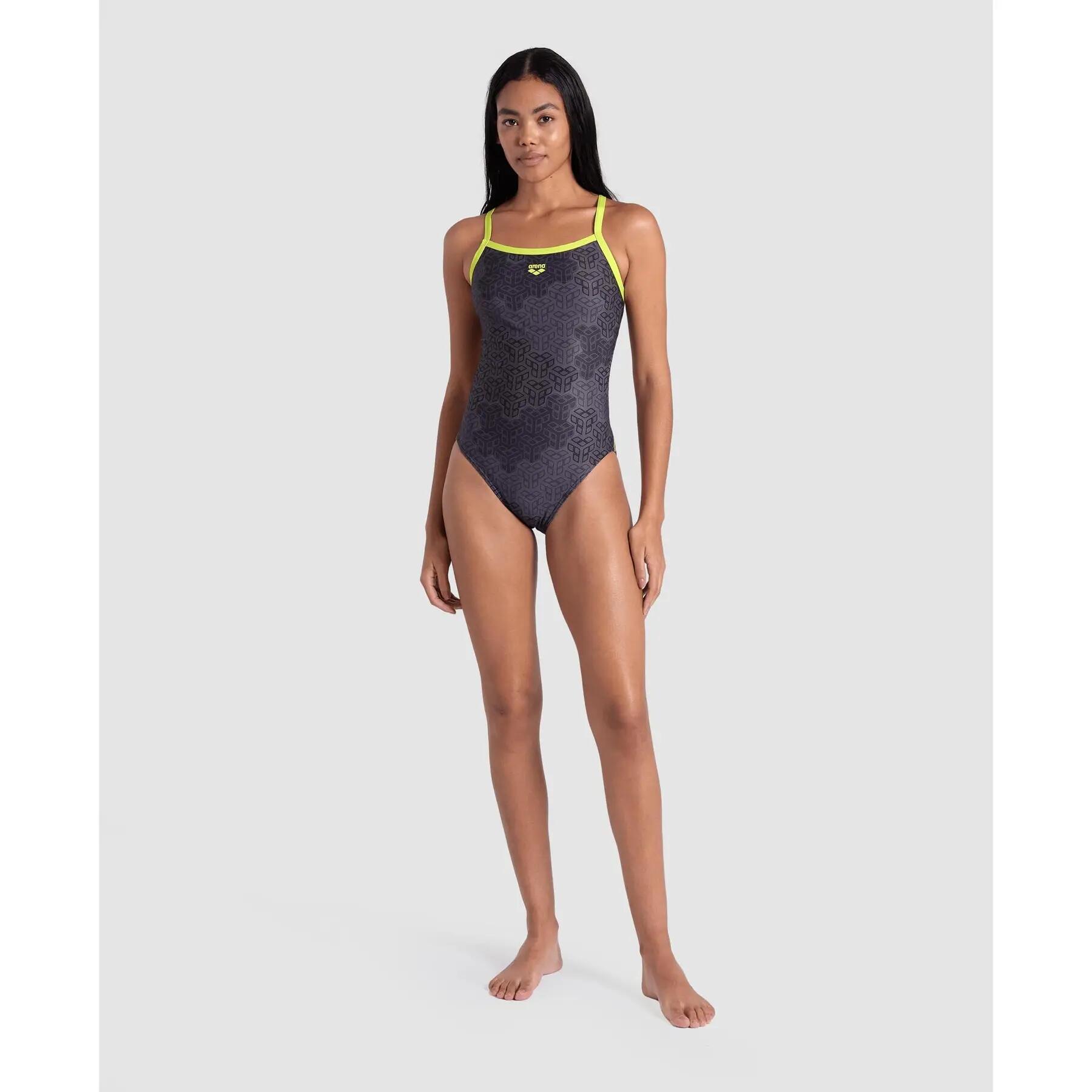 Maillot de bain 1 pièce femme Arena Kikko Challe 2/6