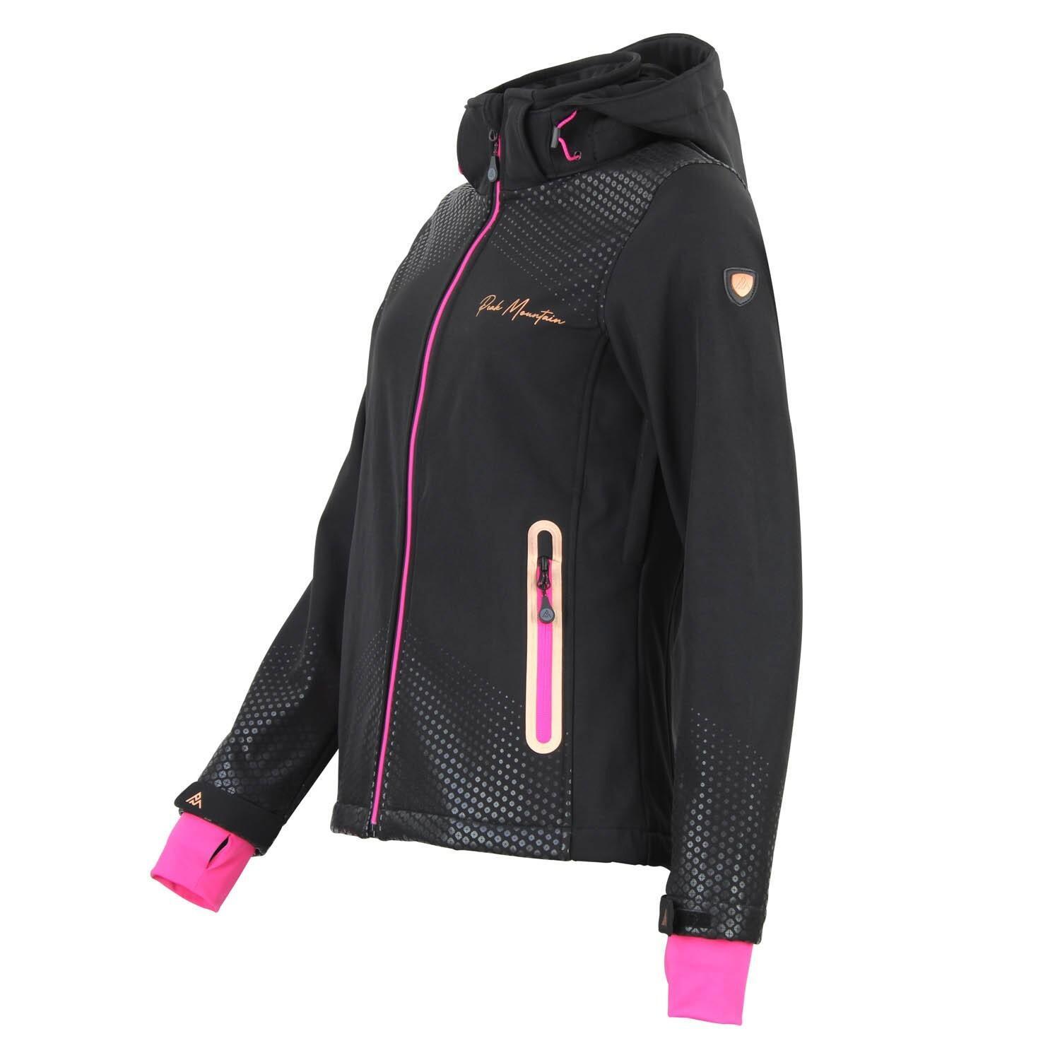 Damen Fleece-Zip-Hoodie Peak Mountain Softshell 3/3