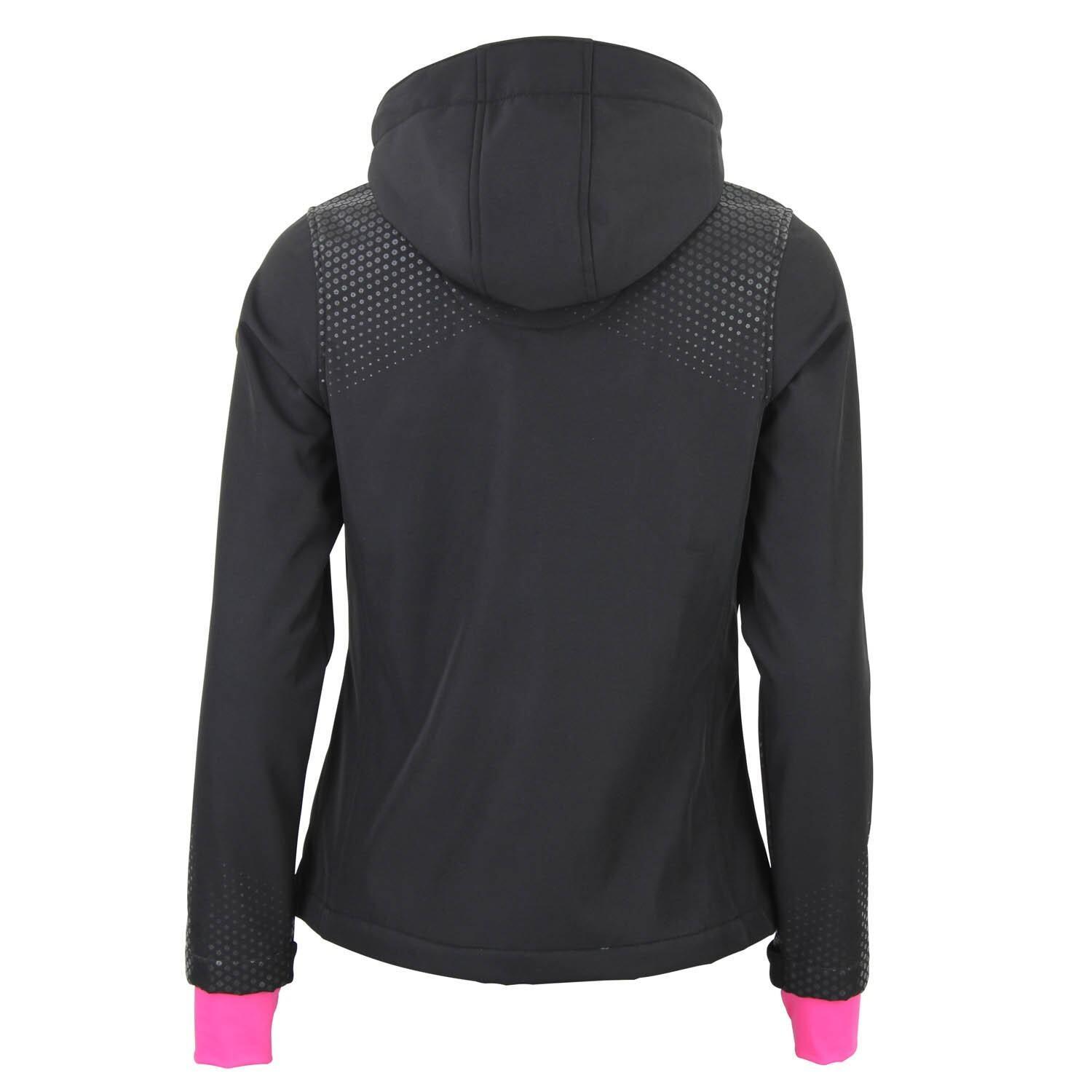 Damen Fleece-Zip-Hoodie Peak Mountain Softshell 2/3