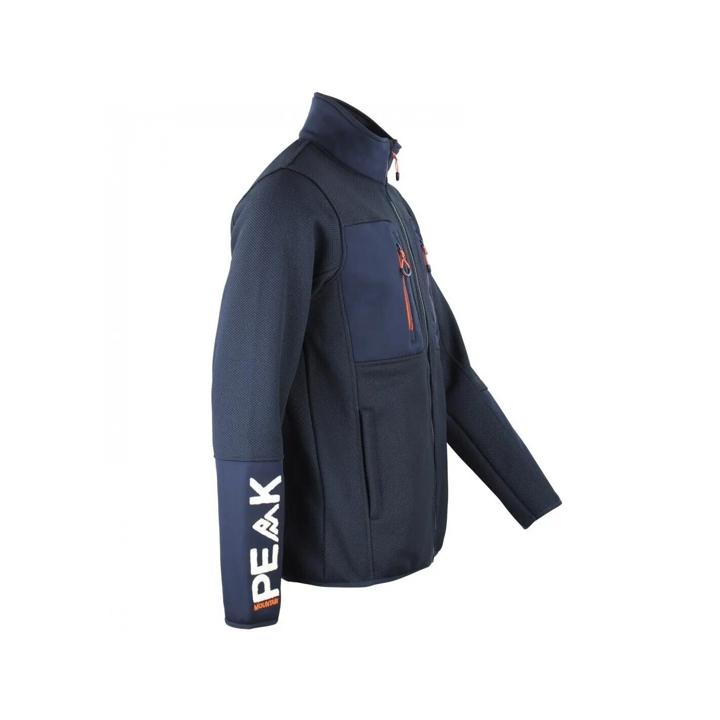 Fleece with softshell panels Peak Mountain Candy 3/4