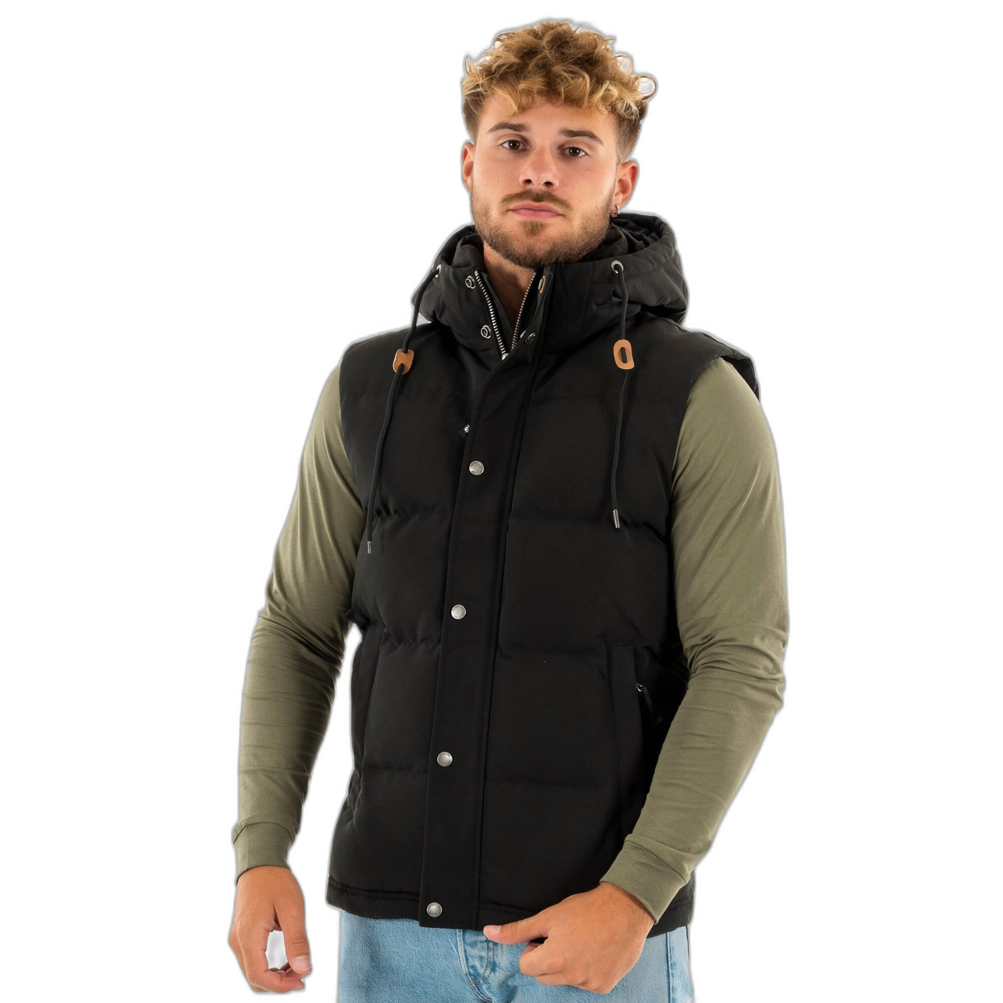 Superdry - Doudoune Sans Manches À Capuche Superdry Everst - Doudoune Synthétique - Noir - Decathlon
