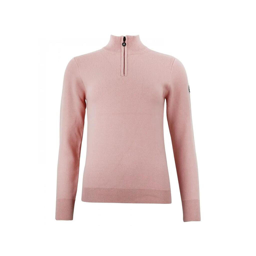 Women's 1/2 zip turtleneck sweater Peak Mountain Acharlito