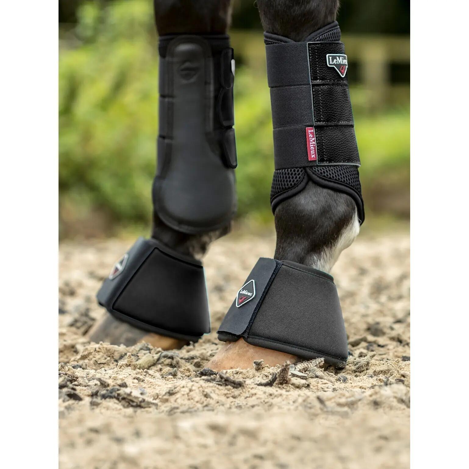 Achterlaarzen voor paarden LeMieux Soft Shell Over Reach 2/2