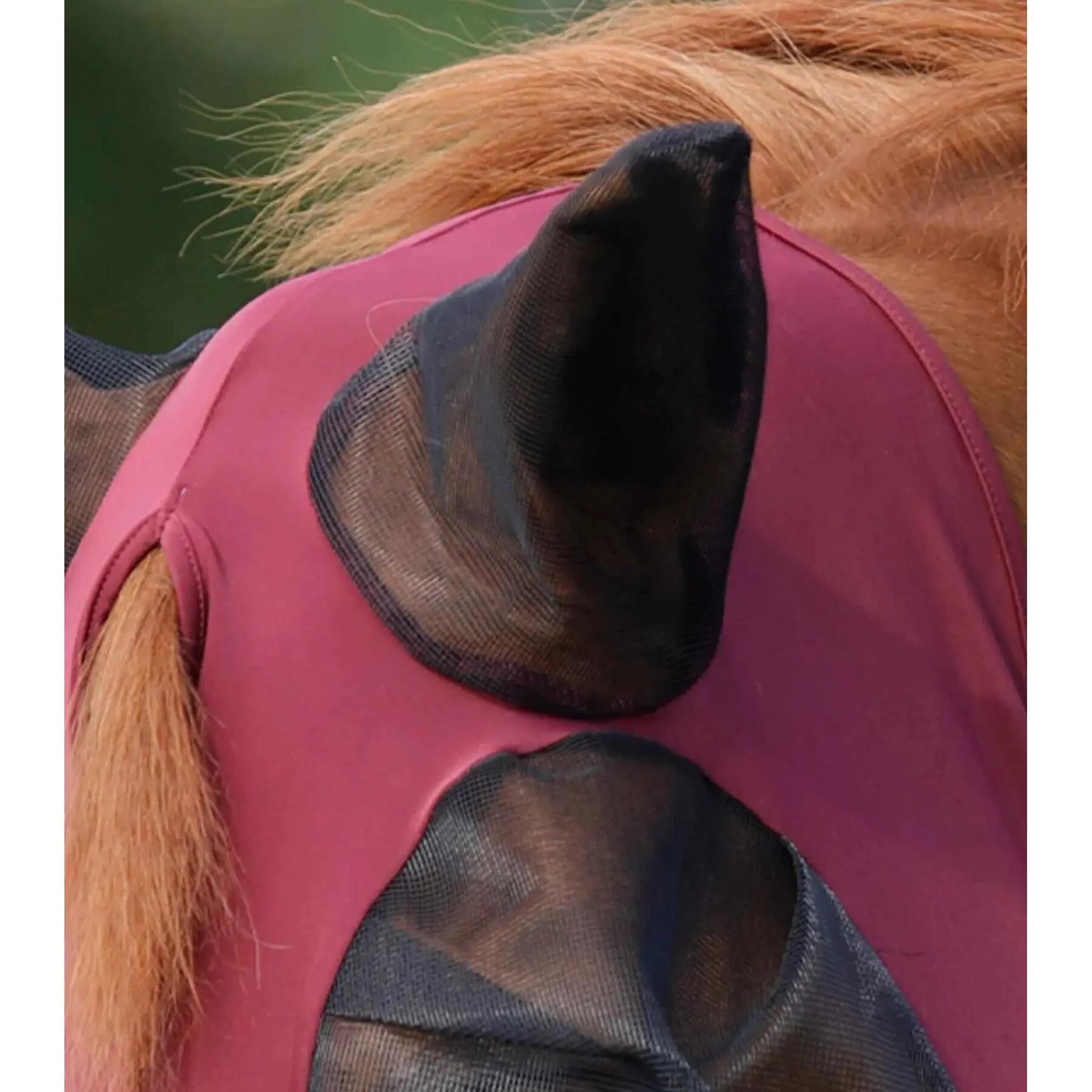 Masque anti-mouches pour cheval Premier Equine Comfort Tech Lycra 2/4