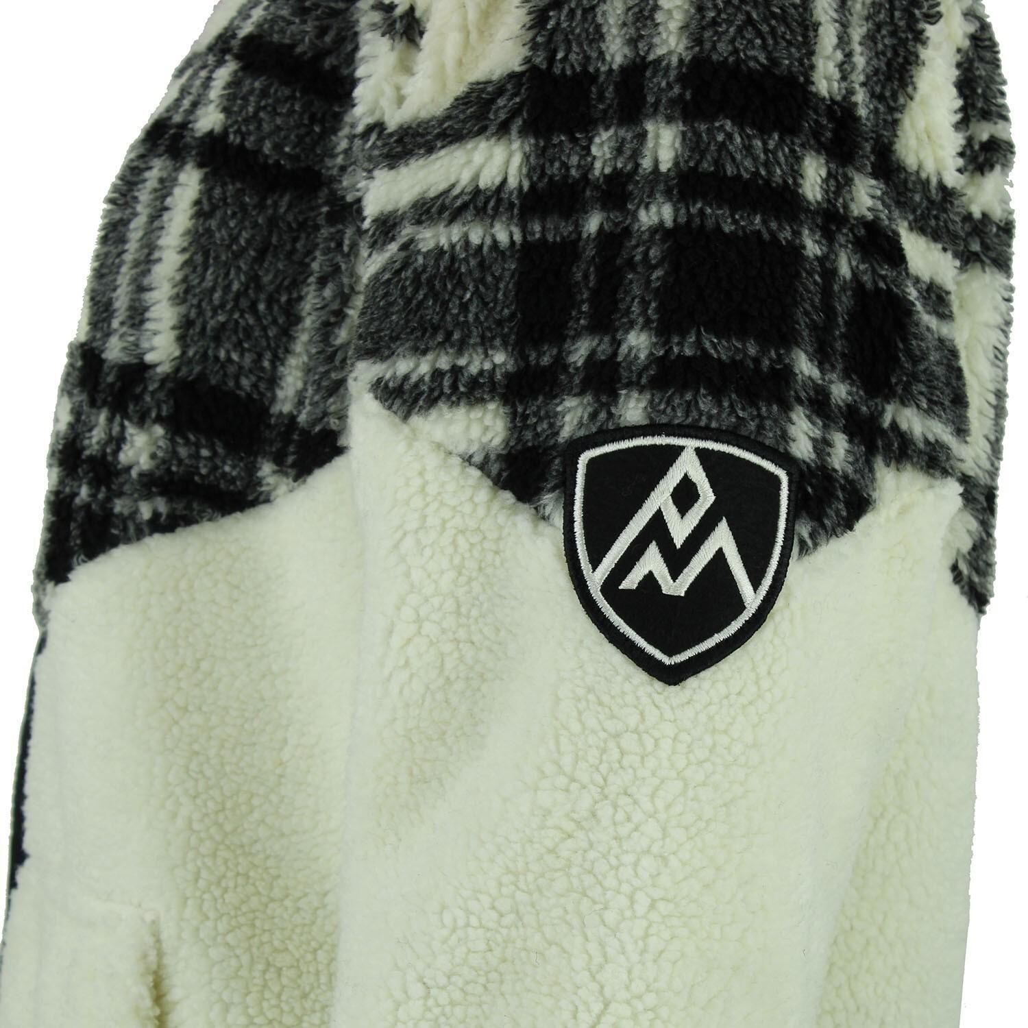 Polaire zippé femme Peak Mountain Sherpa 350G 3/3