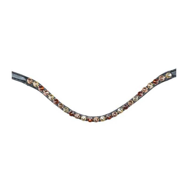 Briglia combinata da equitazione con nasello Waldhausen X-Line Goldheart 2/3