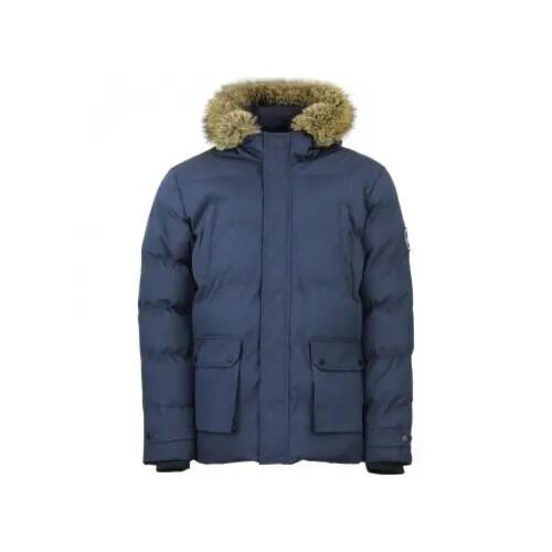 Peak Mountain's Canabel Waterproof Fur-Lined Hood Puffer