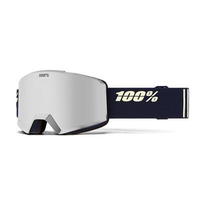 Skibril snow goggle norg hiper steel - mirror silver lens