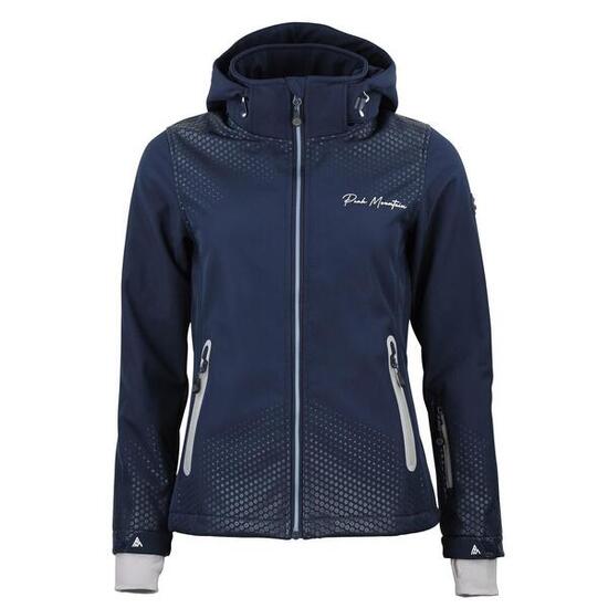 Damen Fleece-Zip-Hoodie Peak Mountain Softshell