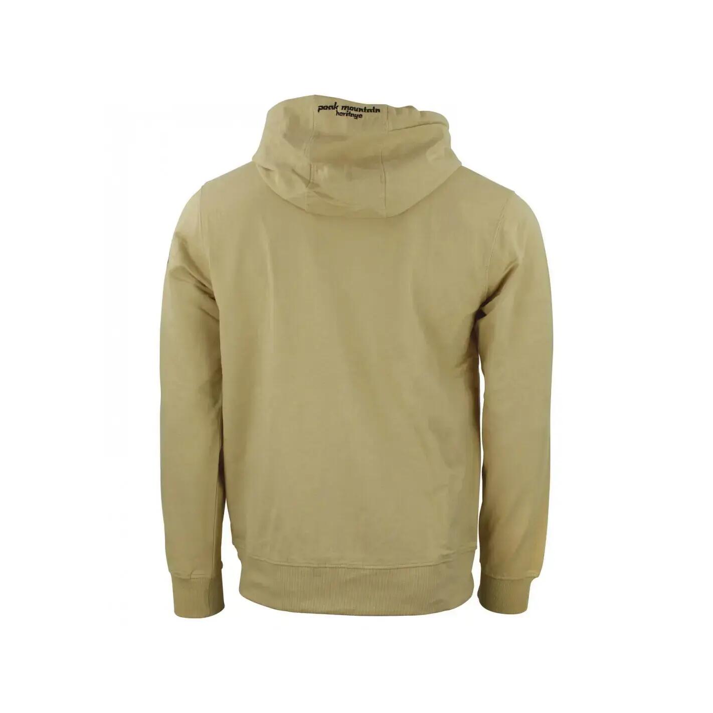 Sweatshirt aus Baumwolle mit vollem Reißverschluss Peak Mountain French Terry 3/3