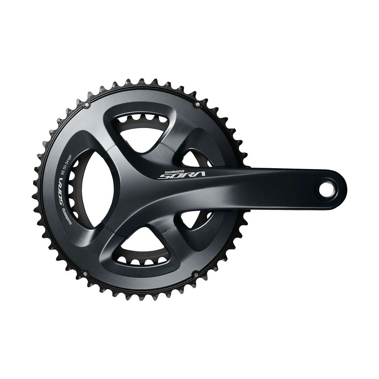 Shimano - Pédalier Double Shimano Sora Fc-r3000 9v - Pédalier - Noir - Taille Unique - Decathlon