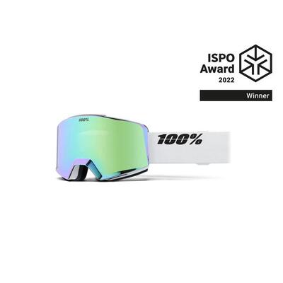 Skibril snow goggle norg hiper, green ml mirror
