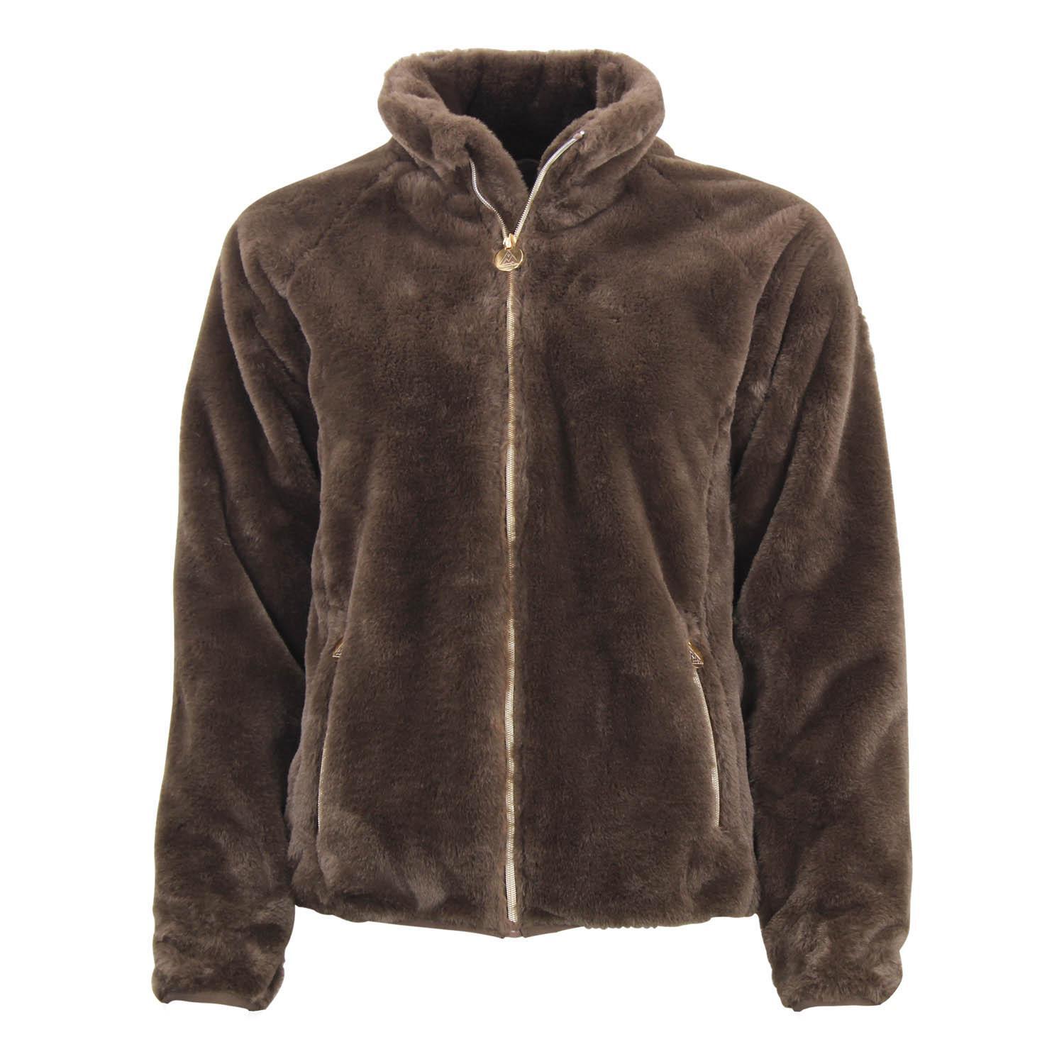 Chaqueta de polar de pelo sintético para mujer Peak Mountain Arendel 2/5