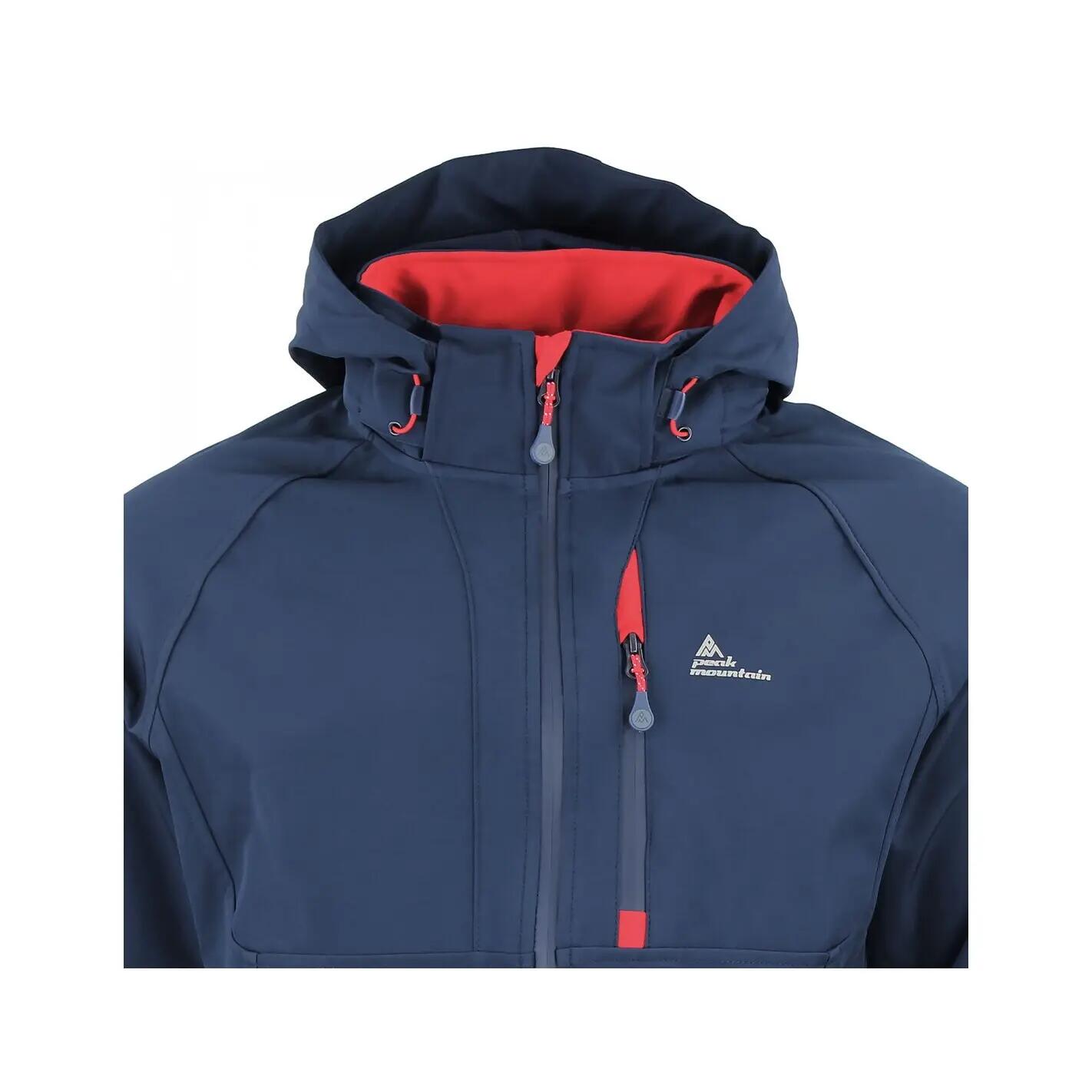 Blouson softshell contrecollé mesh Peak Mountain Cluny 4/5