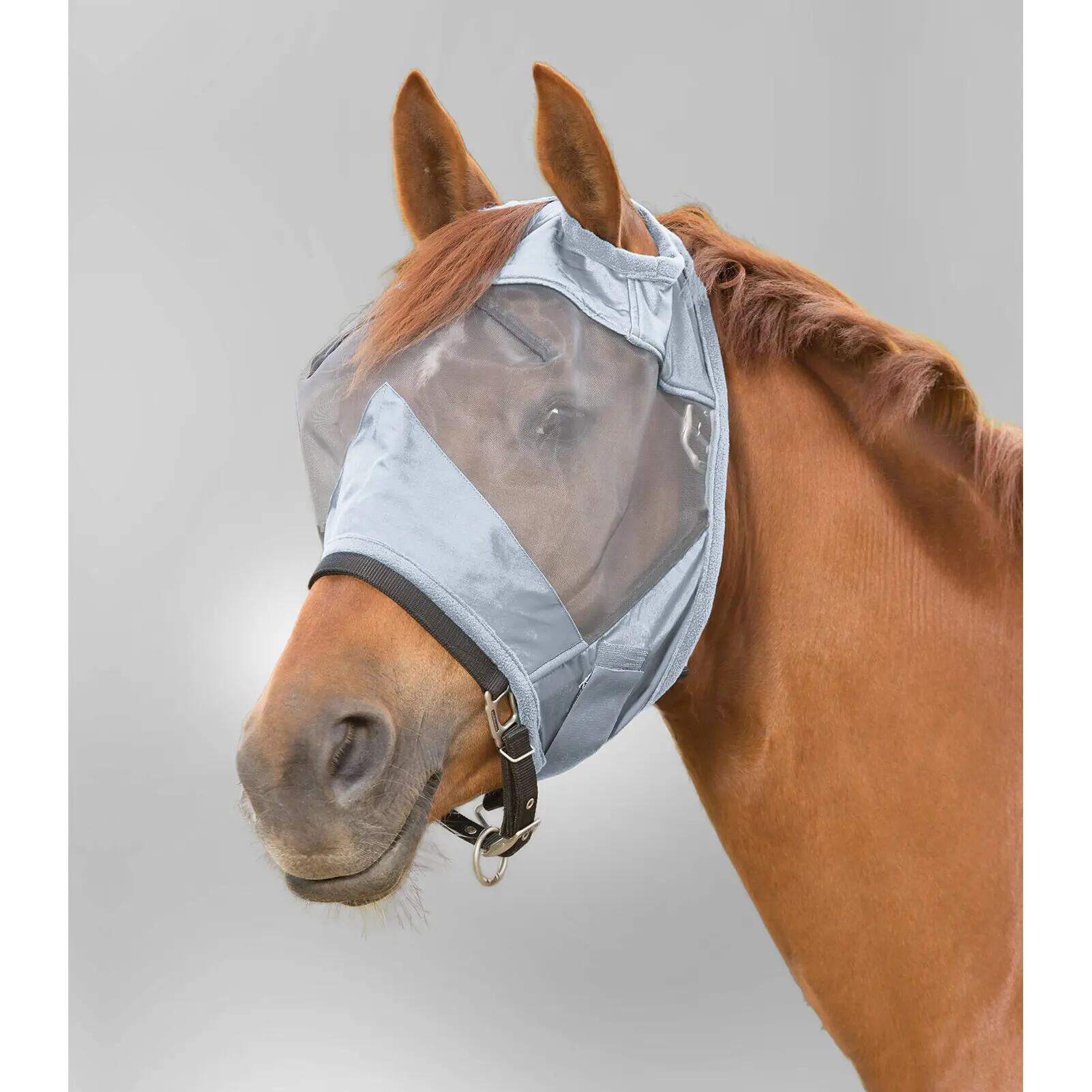 Maschera anti-insetti per cavalli senza protezione per le orecchie Waldhausen Pr 2/2