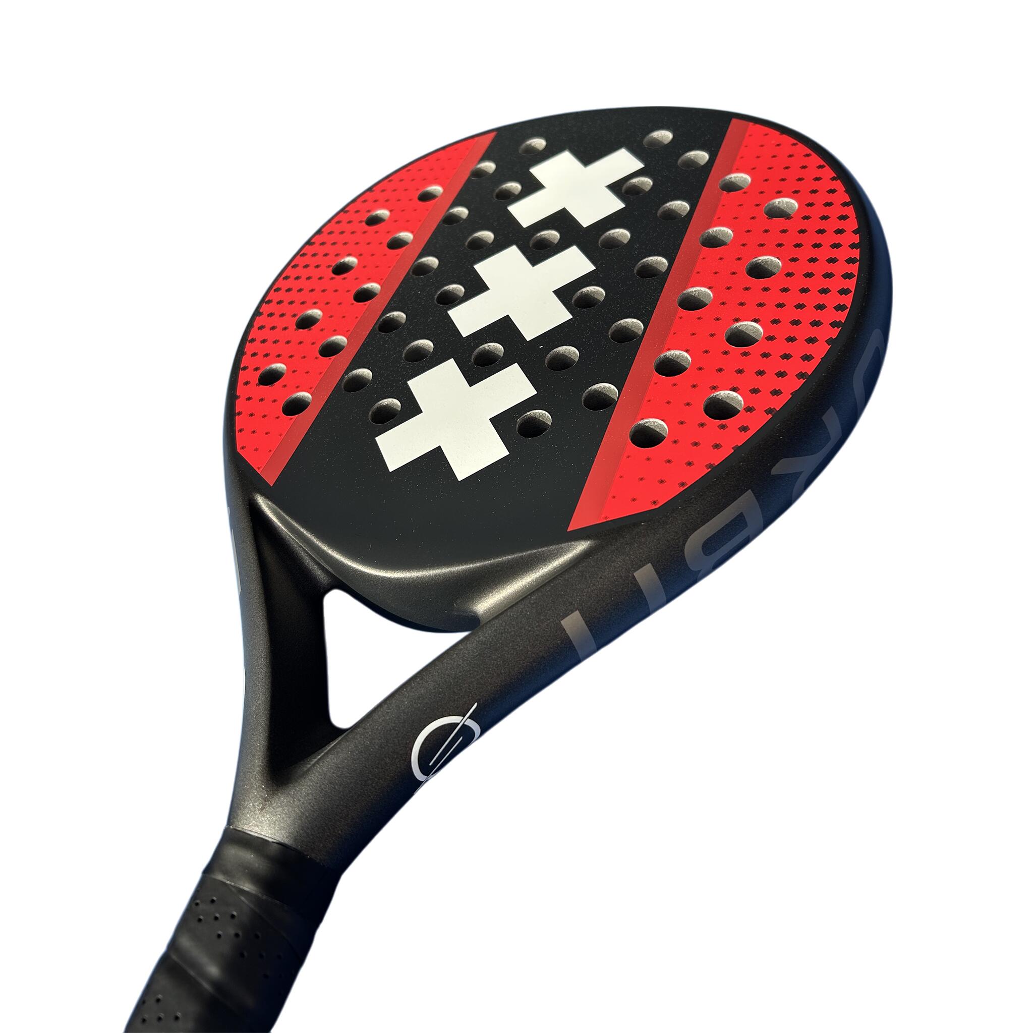Raquete Padel Unissex Controle Conforto Redonda Carbono 3D incl. Capa Jofel 3/7