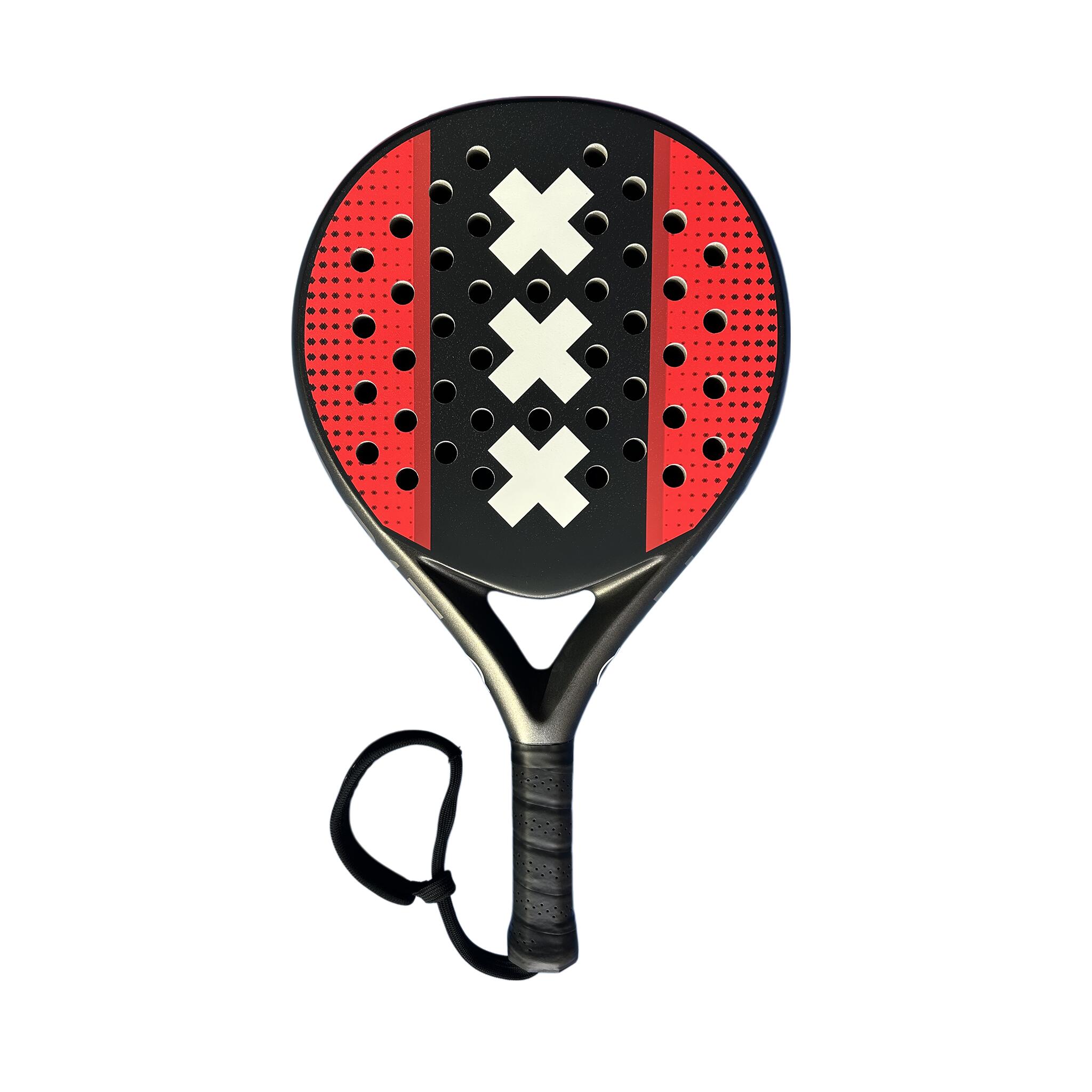Raquete Padel Unissex Controle Conforto Redonda Carbono 3D incl. Capa Jofel 2/7