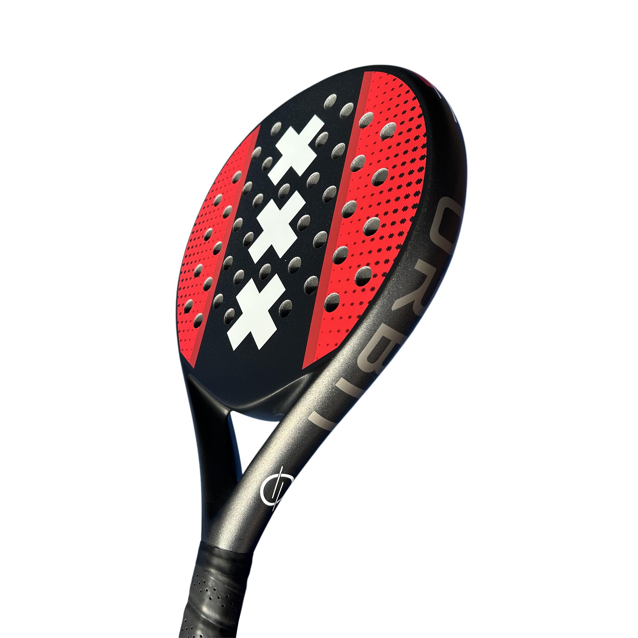 Raquete Padel Unissex Controle Conforto Redonda Carbono 3D incl. Capa Jofel 4/7