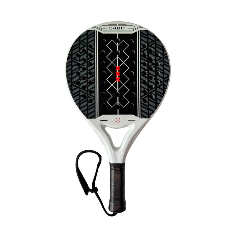Rachetă Padel Unisex Ușoară Confort Începător Rotund 3D incl. Husă Leep