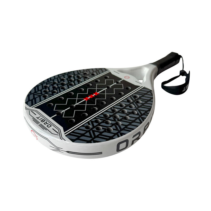 Rachetă Padel Unisex Ușoară Confort Începător Rotund 3D incl. Husă Leep
