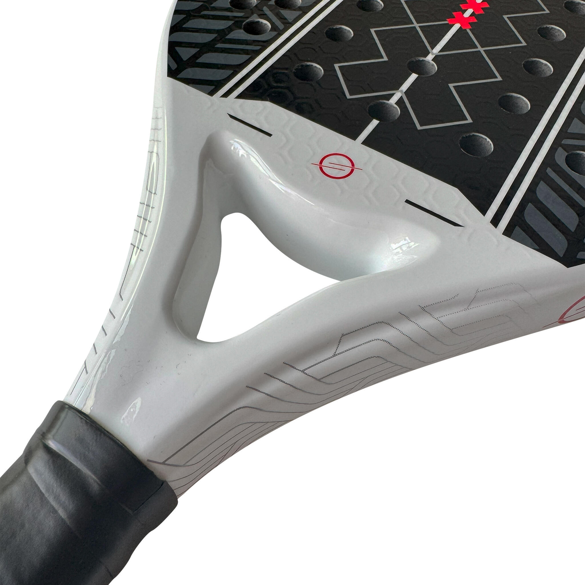 Raquete Padel Unissex Leve Conforto Iniciante Redonda 3D incl. Capa Leep 7/7