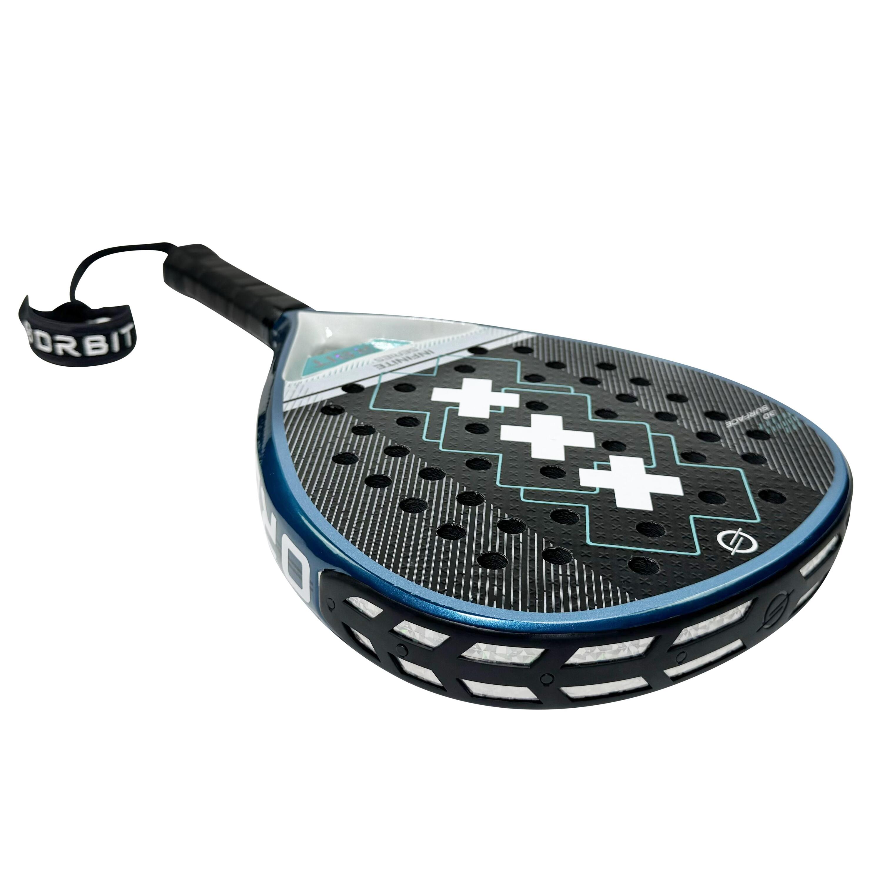 Raquete Padel Unissex Controle Potência Gota 3K Carbono 3D incl. Capa Majem 5/7