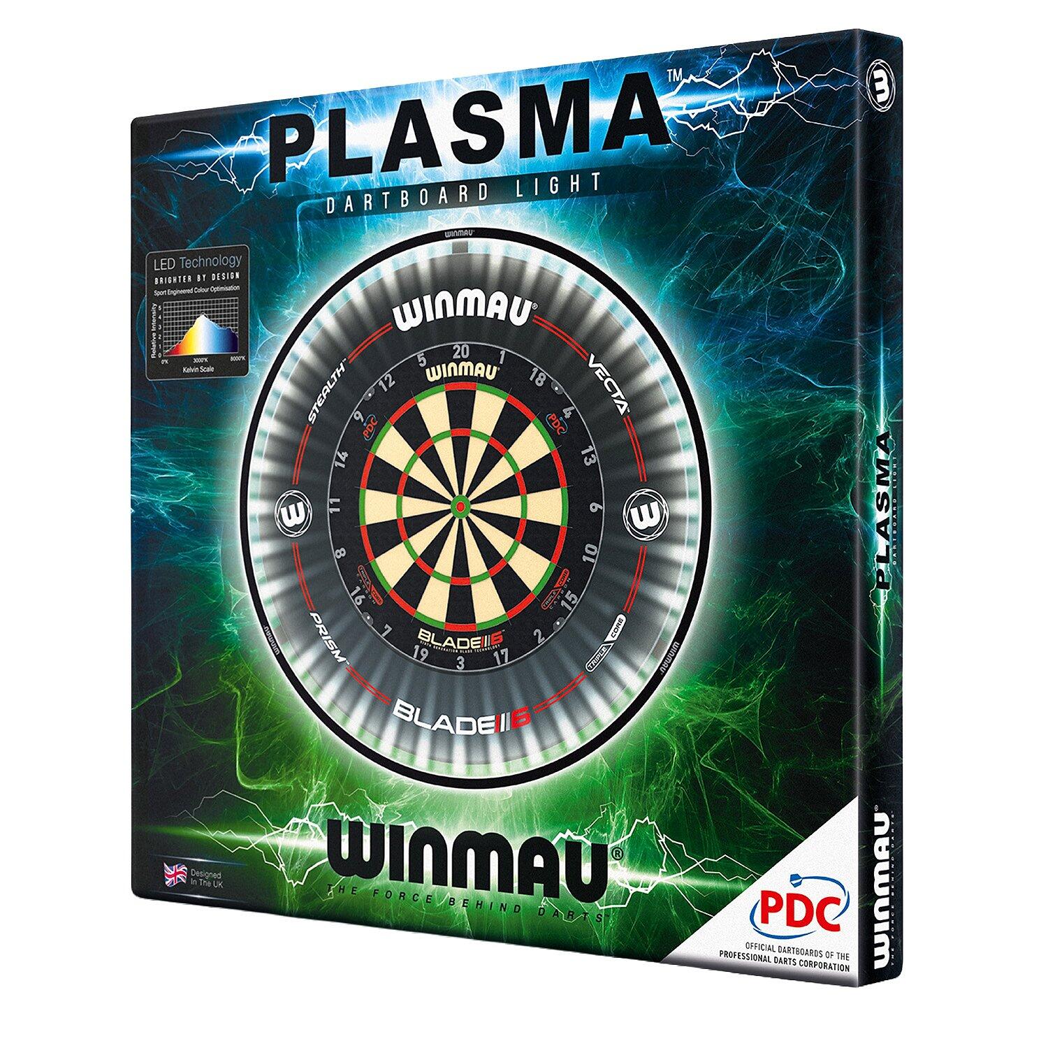 Winmau Eclairage plasma de la cible de fléchettes à leds 5/7