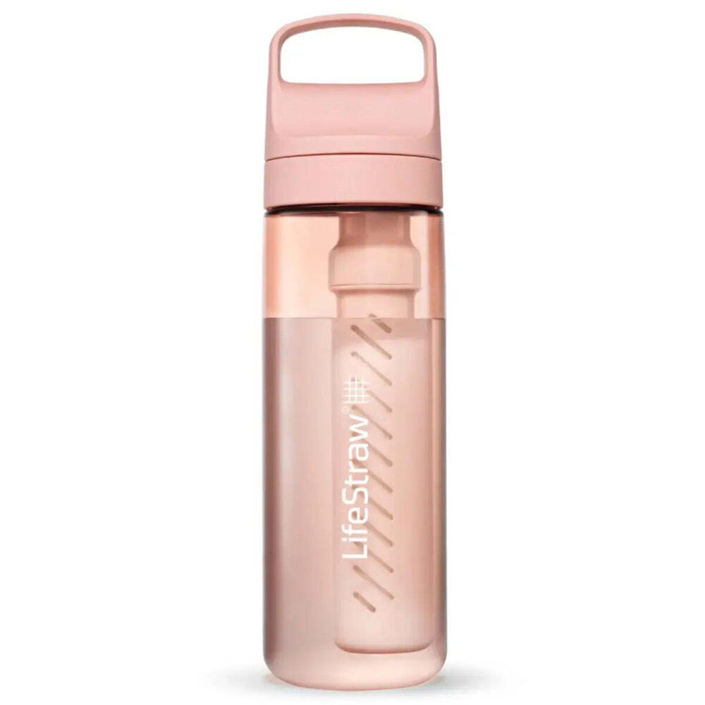 LifeStraw Go 2.0 650ml Water Filter Bottle in Cherry Blossom