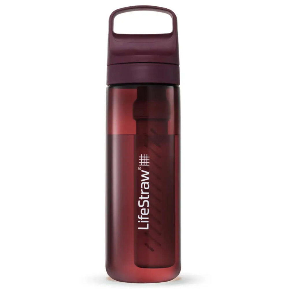 LifeStraw Go 2.0 650ml Water Filter Bottle Merlot Me Away Convenient Hydration