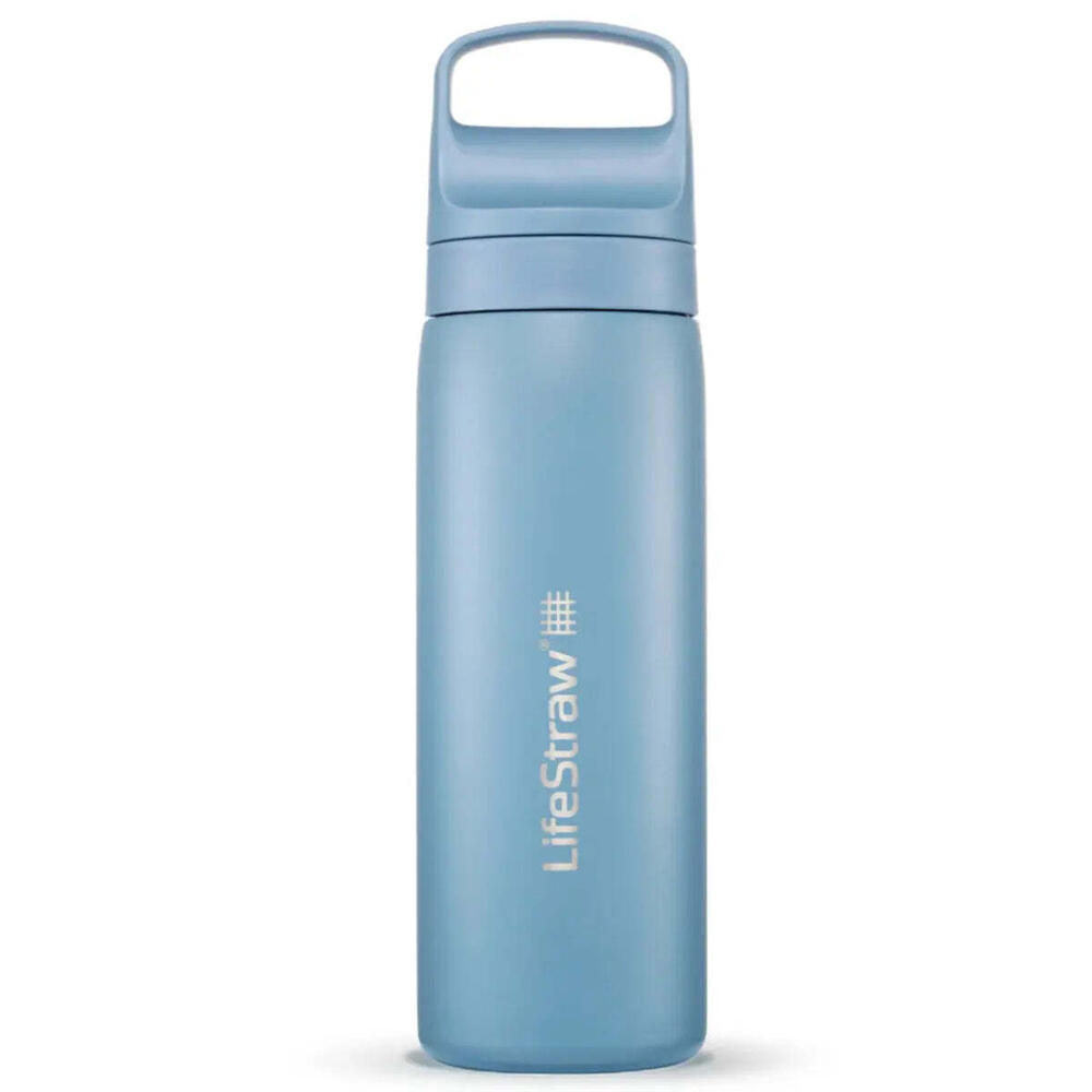 LifeStraw: Go 2.0 500ml Stainless Steel Water Filter Bottle Icelandic Blue