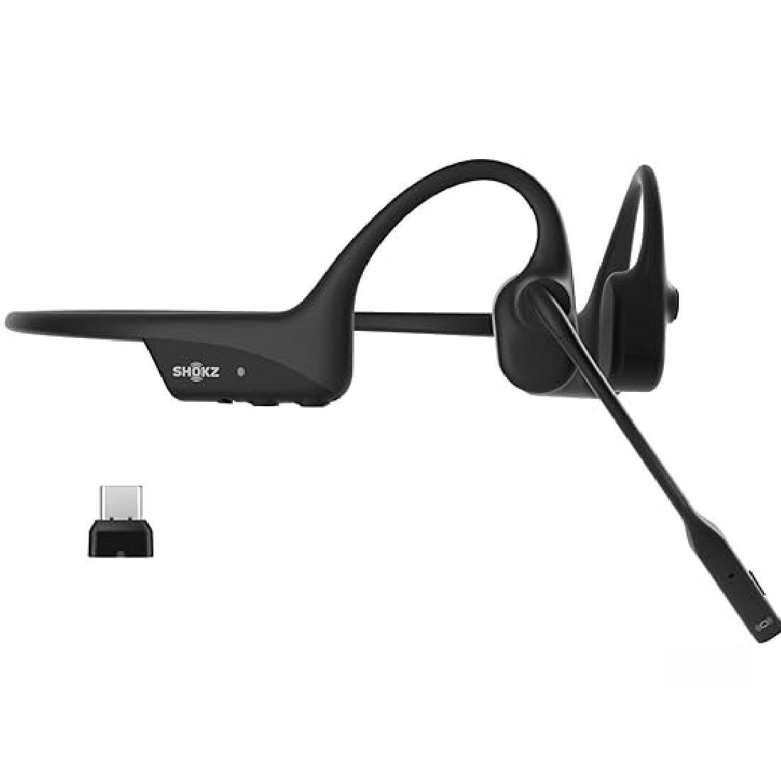 Shokz OpenComm2 UC 2025 Upgrade Bone Conduction Headset (USB-C) - Black