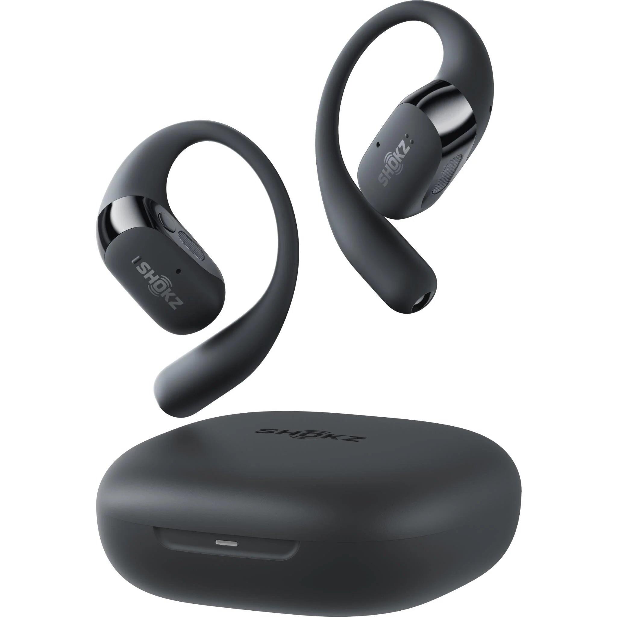 Shokz OpenFit 2+ Open-Ear True Wireless Earbuds - Black