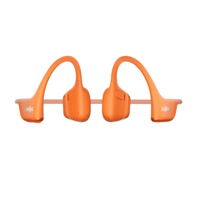 Shokz OpenRun Pro 2 wireless headphones in orange