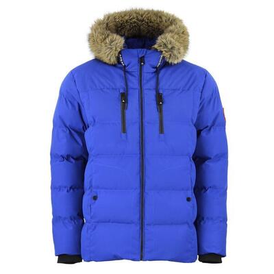 Giacca a vento con cappuccio in pelliccia donna Peak Mountain