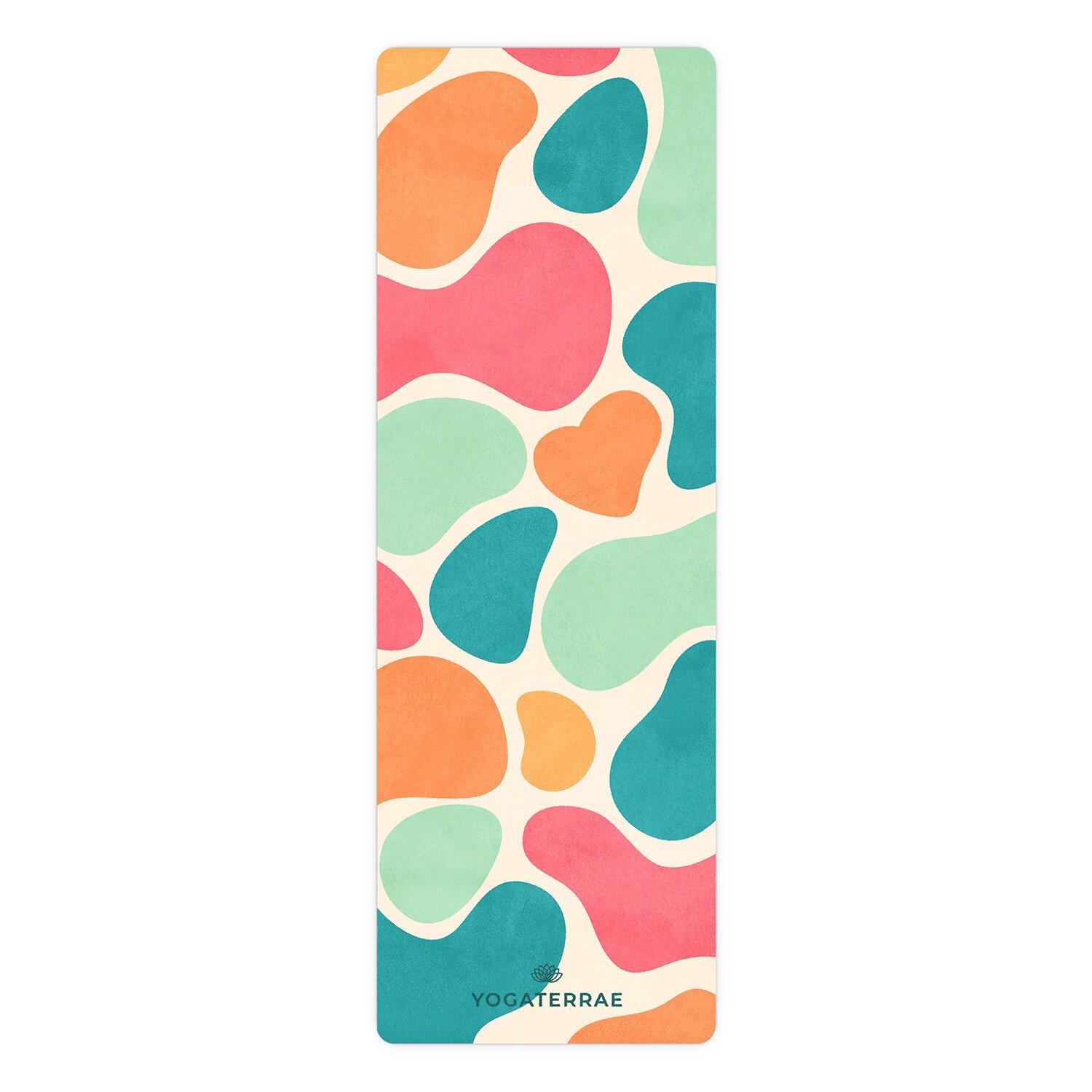 TAPIS DE YOGA ANTIDÉRAPANT MICROFIBRE 1 mm BORA BORA 2/3