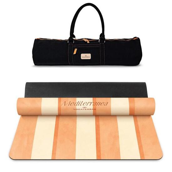 SORRENTO 3,5 mm MICROFIBER ANTISLIP YOGAMAT MET TAS