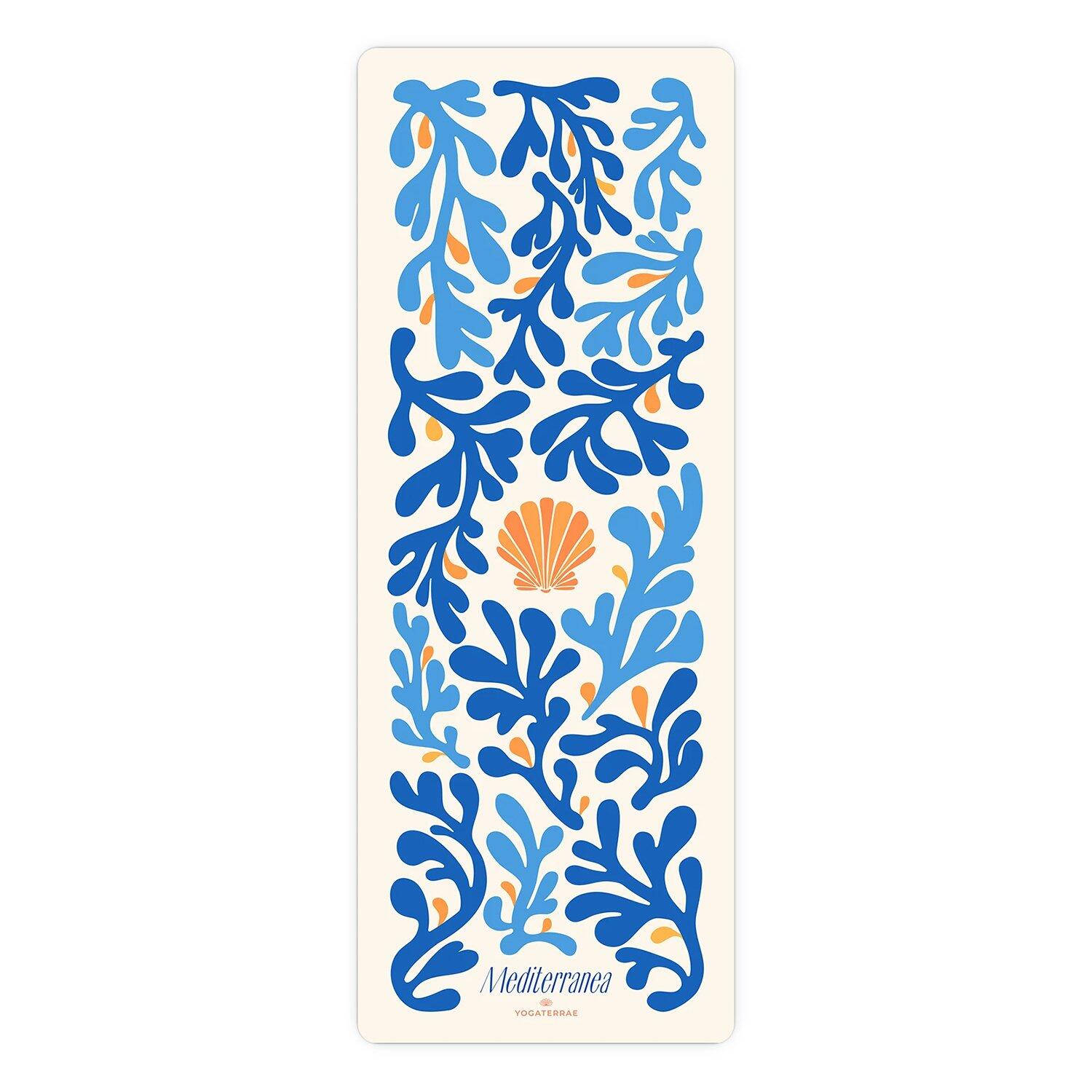 TAPIS DE YOGA ANTIDÉRAPANT SEASHELL EN PU-CAOUTCHOUC NATUREL 2/3