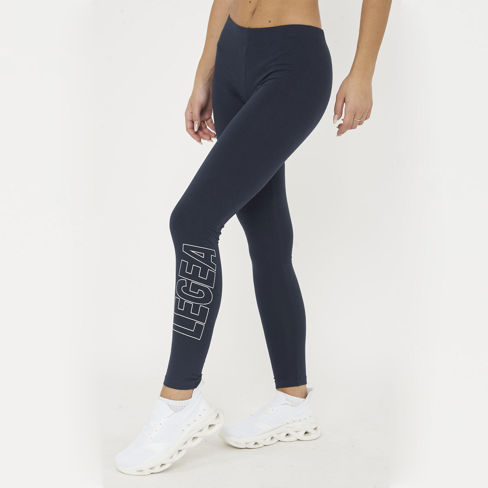 Damen Laufleggings LEGEA Levery Blau 3/6