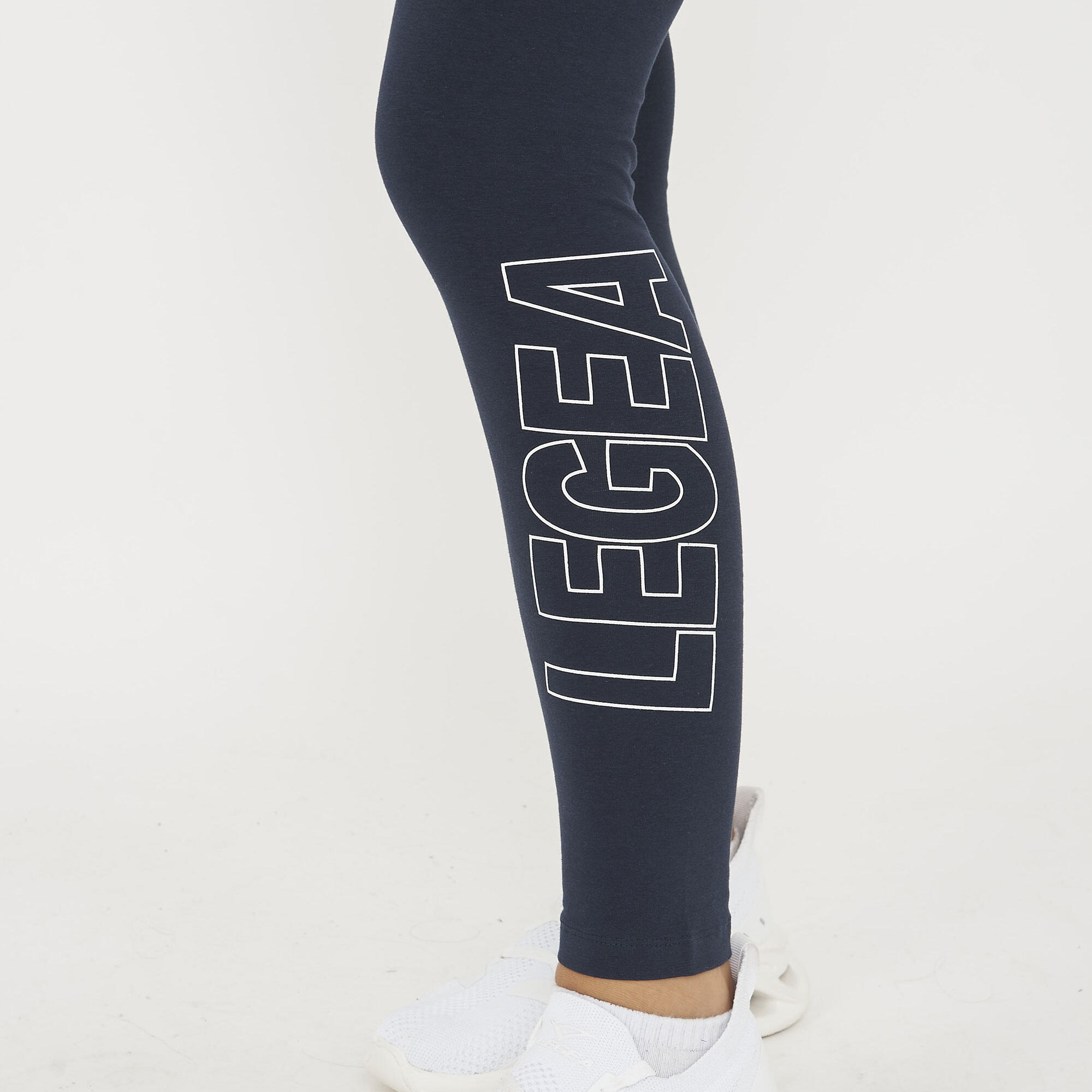 Damen Laufleggings LEGEA Levery Blau 5/6