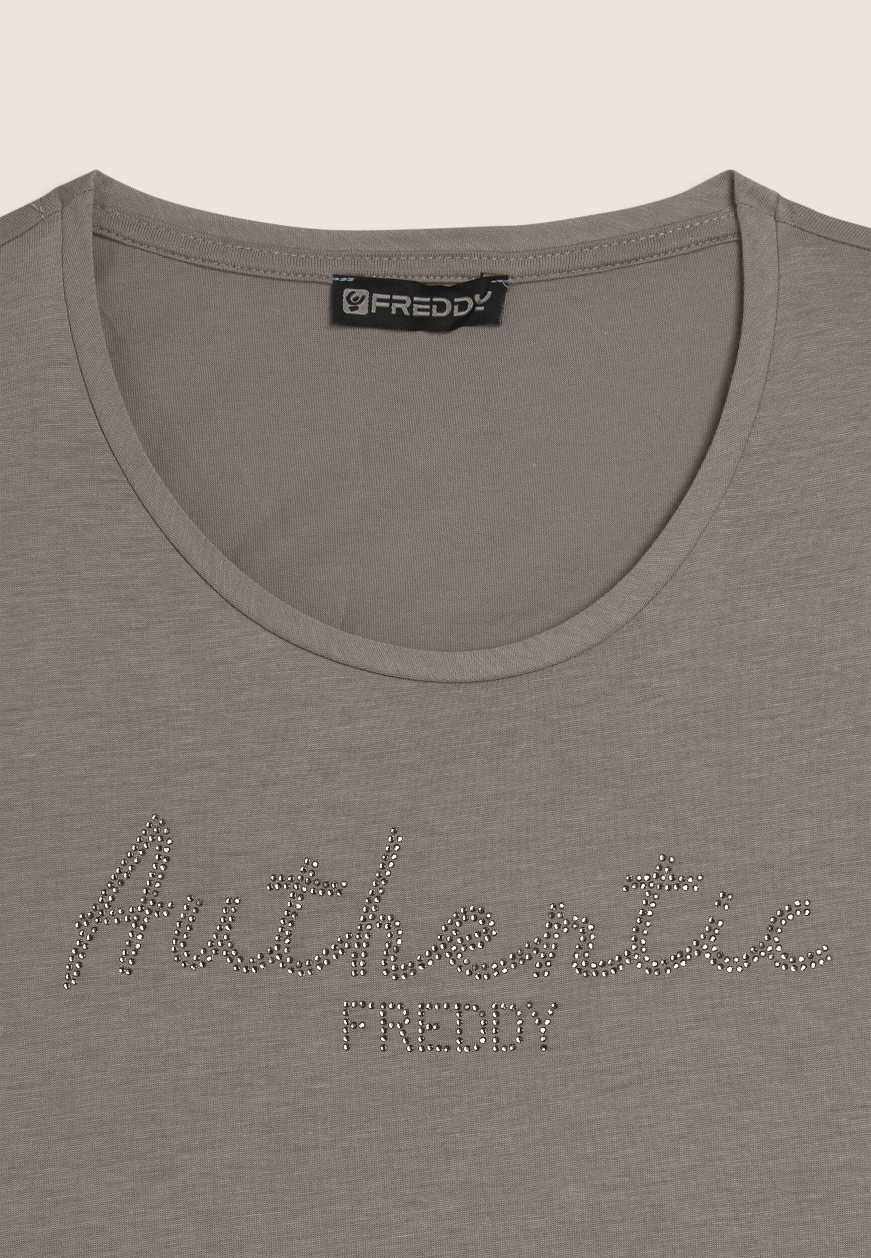 Canotta "Authentic" con logo FREDDY in strass 3/3