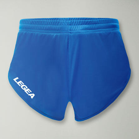 Shorts de course en polyester 100 % bleu fluo 2/5