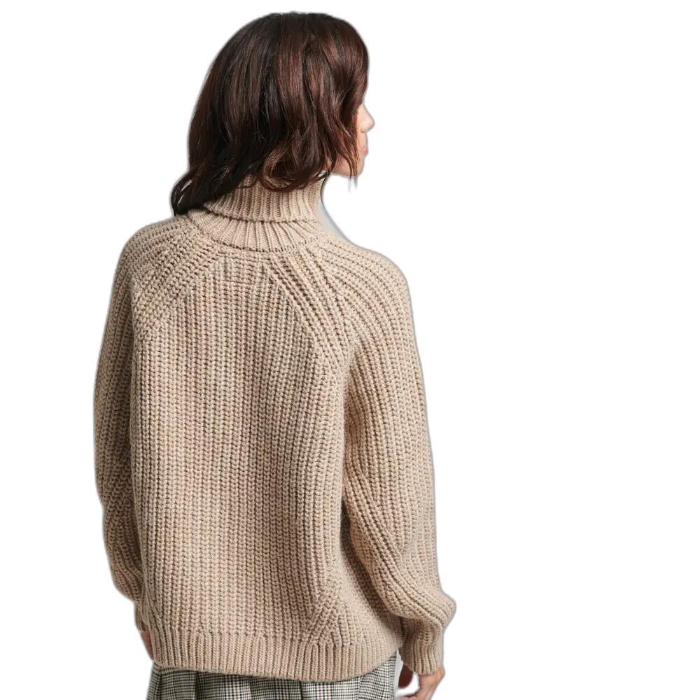 Pull ample col roulé surpiqué femme Superdry 3/6