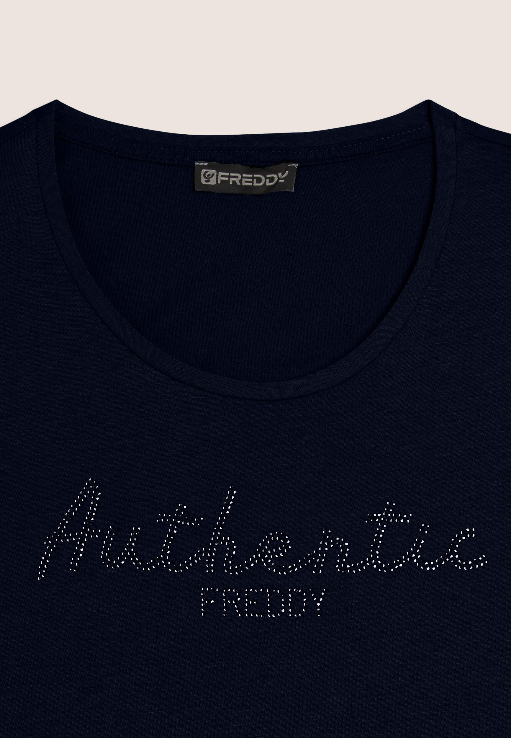 Canotta "Authentic" con logo FREDDY in strass 3/3
