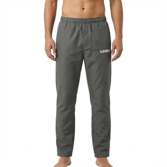 Pantalon de course Guyana gris en polyester