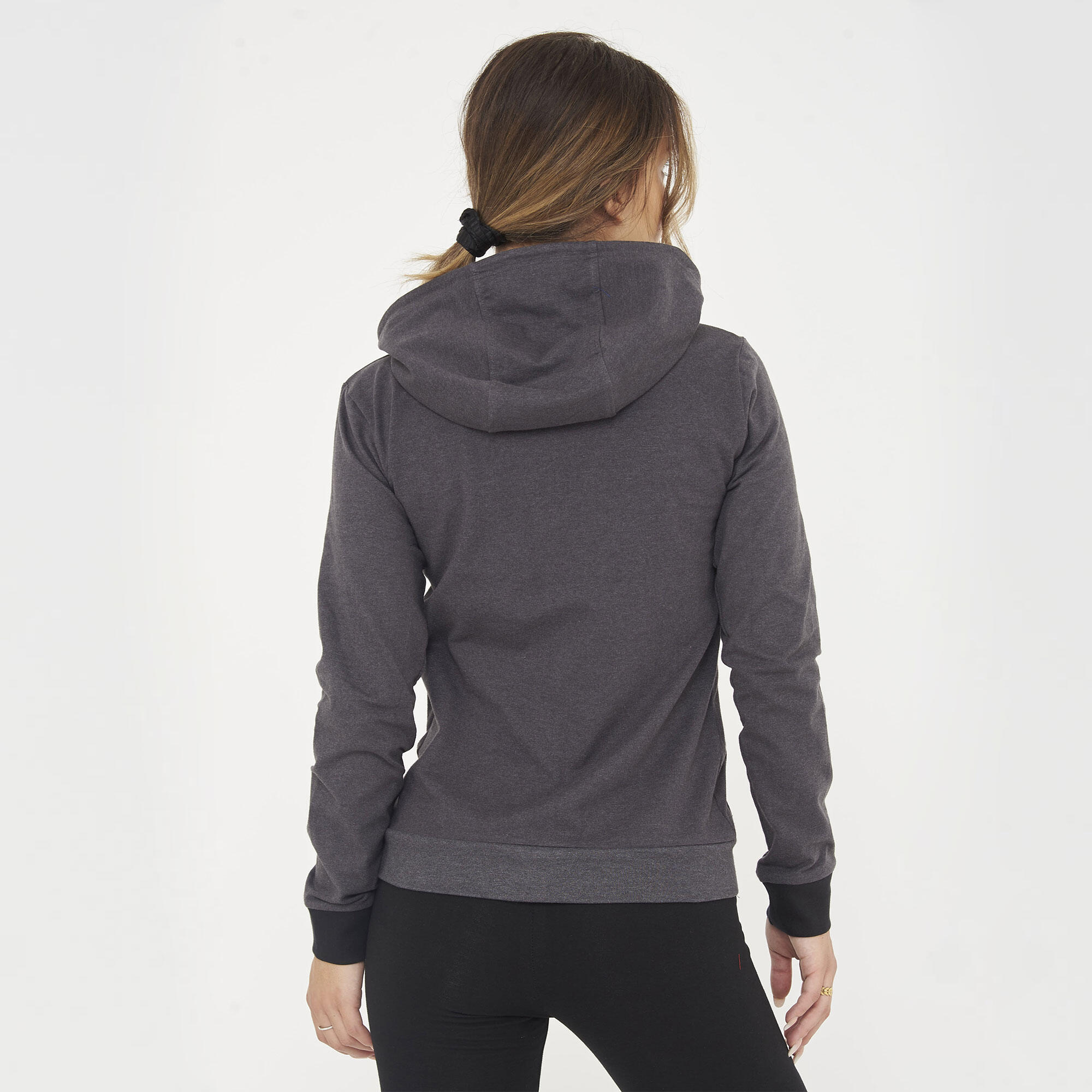 Homme Sport Training Sweat-shirt Élastique Gris Mélangé Foncé 3/6