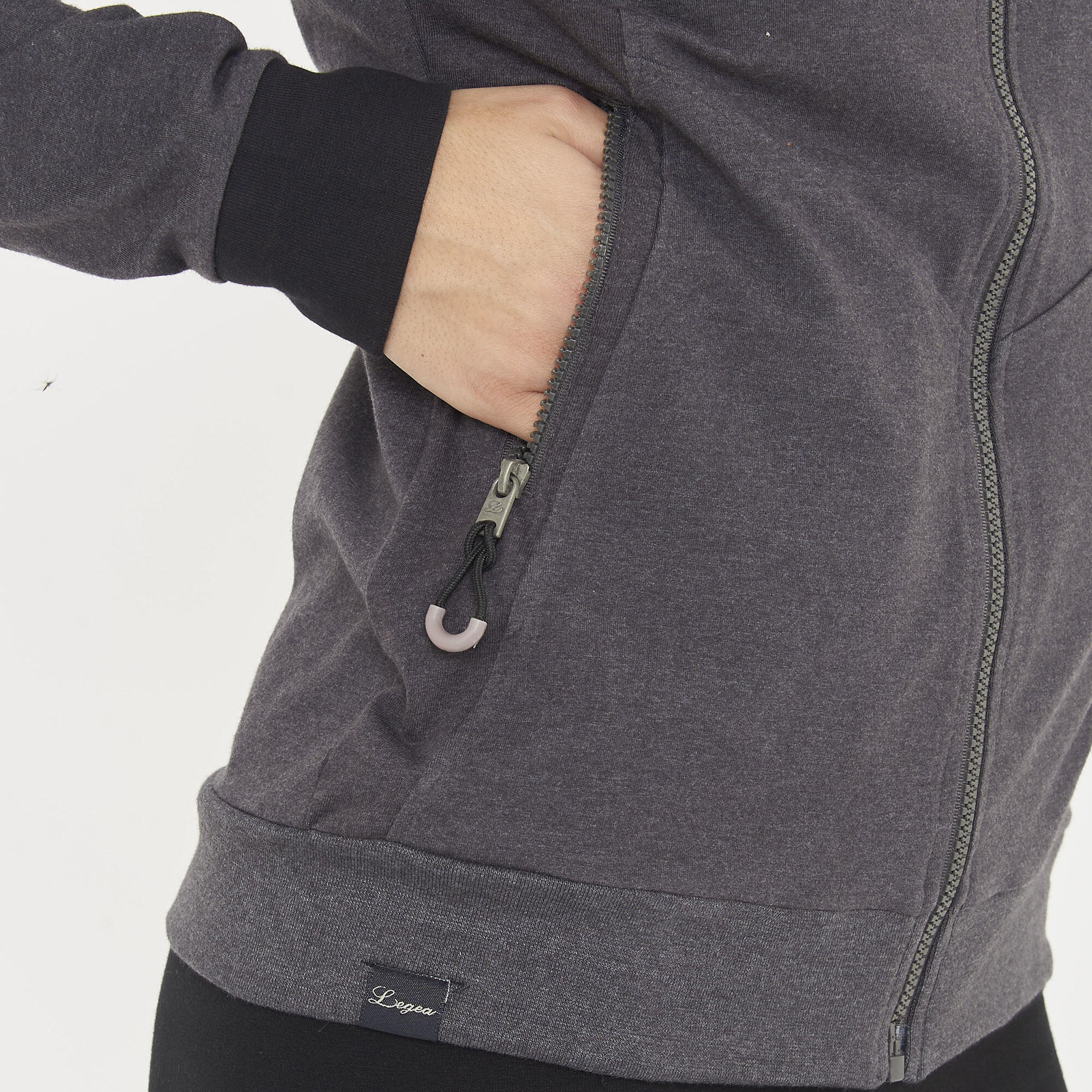 Homme Sport Training Sweat-shirt Élastique Gris Mélangé Foncé 5/6
