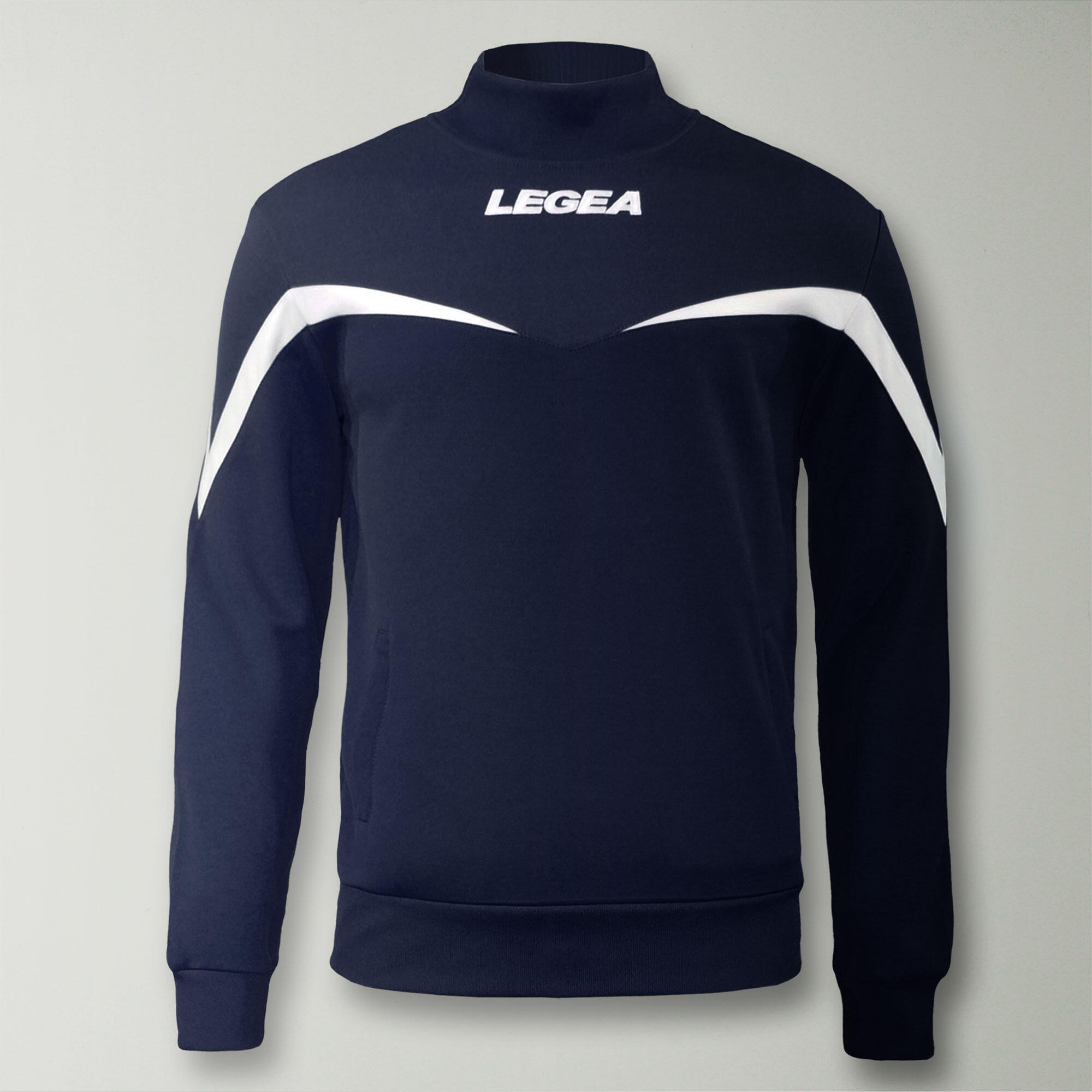Veste de running Calcutta 100% polyester bleu-blanc 2/5